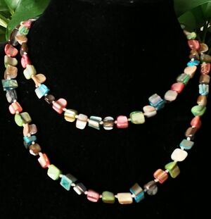Vintage Glass Beaded Necklace
